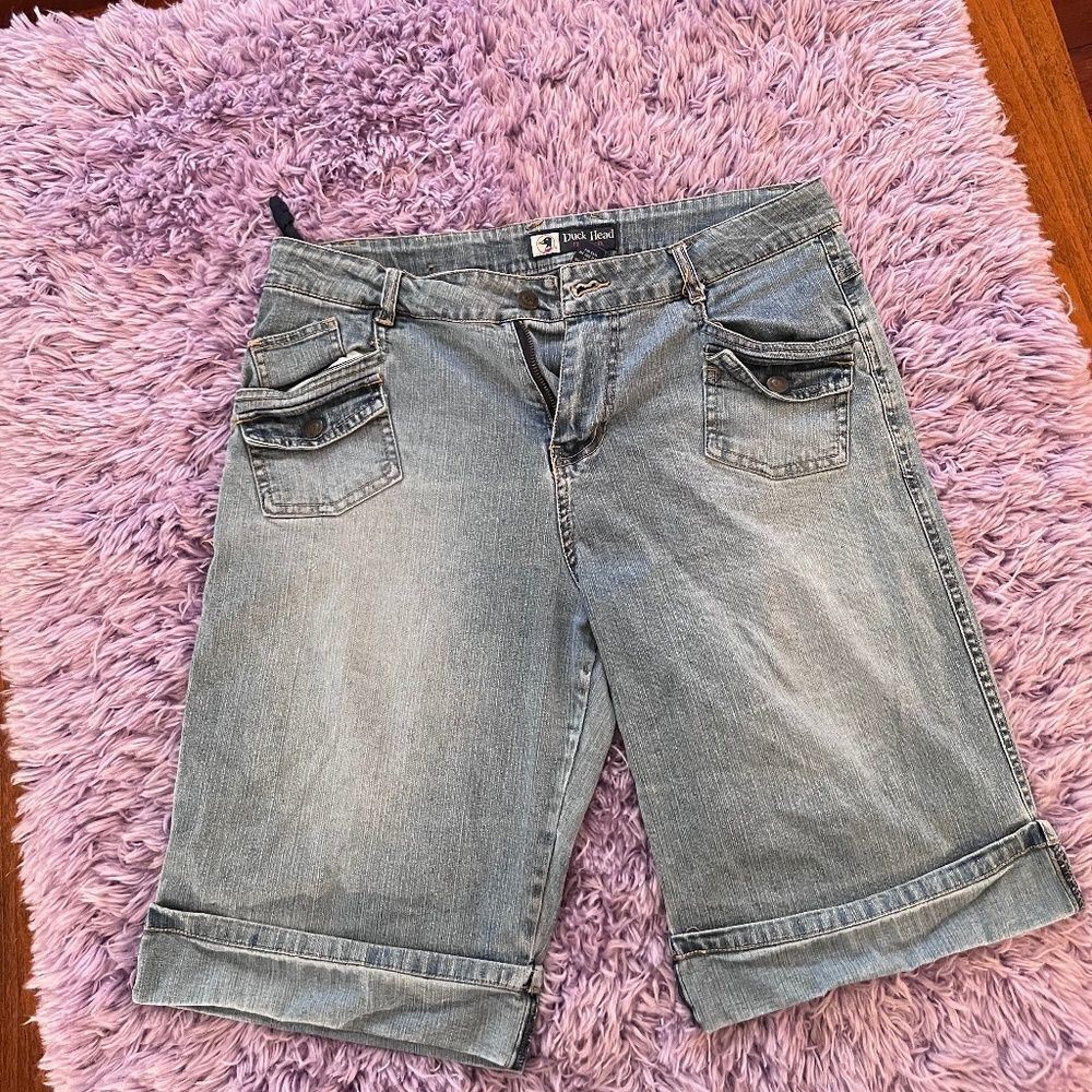 🤩 Duck Head Size 18.5 Kids Jeans Shorts Blue